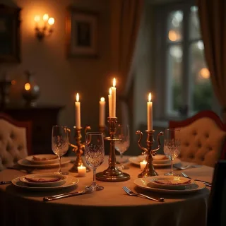 Candlelit Dinner for More Romance